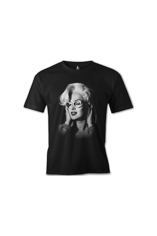 Marilyn Monroe Siyah Erkek Tshirt
