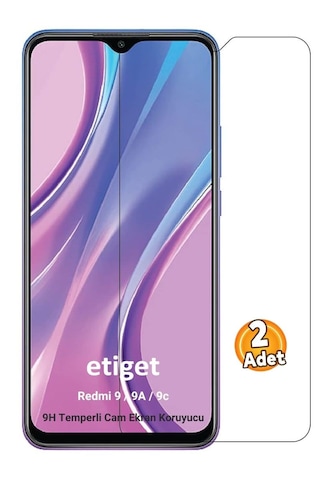 Xiaomi Redmi 9 / 9a / 9c Temperli 9h Cam Ekran Koruyucu 2 Adet