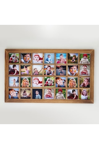Ahşap Çerçeve Fotoğraf Çerçevesi Kolaj Çerçeve