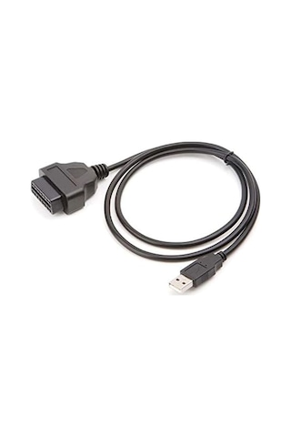Geeksen 16pin Obd2 - Usb Bağlantı Kablosu, Şarj Adaptörü, Kablo Konnektörü, Bilgisayar Adaptör Kablosu, Araç Kamerası Uzatma Kablosu
