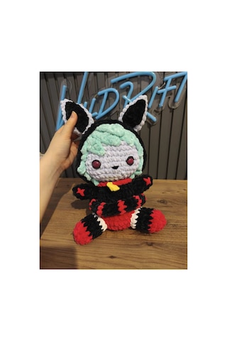 El Yapımı Vex - Lee Sın - Rakan - Fızz - Zıggs / League Of Legends Amigurumi Seti Çok Renkli