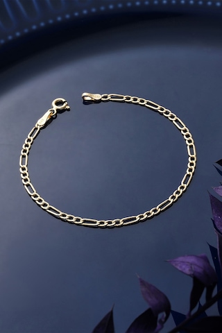 14 Ayar Altın Figaro Zincir Bileklik Sarı Altın