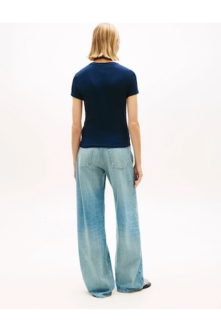 Tommy Jeans Kadın Tişört-dw0dw18398 Blue