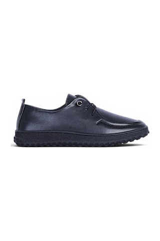 Ayakcenter Ayzen 1055 Siyah Kadın Loafer Ayakkabı