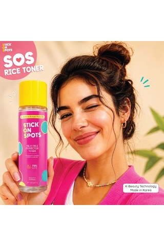 Sos Milky Rice Perfector Toner 250 Ml - Işıltı Veren %71 Pirinç Özlü Tonik