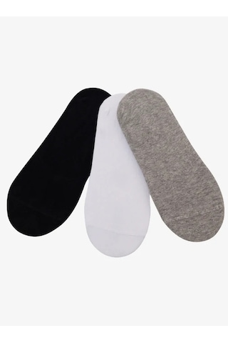 Skechers Liner No Show 3 Pack Socks Unisex Çorap Çok Renkli