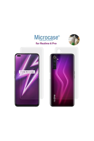 Microcase Realme 6 Pro Full Ön Arka Kaplama Koruma Filmi