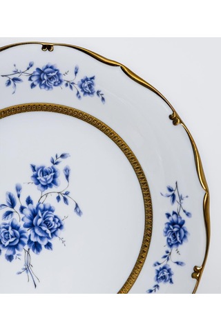 Maxx Doria Majestic Azure 12 Kişilik 77 Parça Yemek Takımı Pa2097 Beyaz - Altın