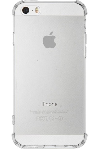 Apple Uyumlu iPhone 5SE Kapak Silikon Antishock Köşe Korumalı Airbag Şeffaf Kılıf