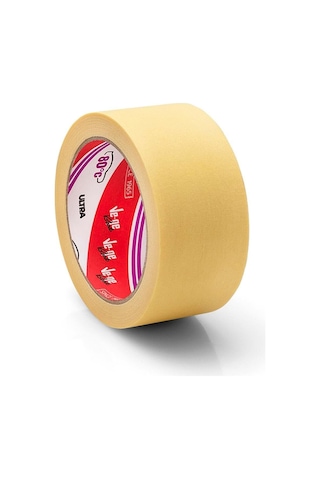 Ve-ge Oto Maskeleme Bandı 48mm X 35metre 80 Derece Kağıt Bant 1 Adet