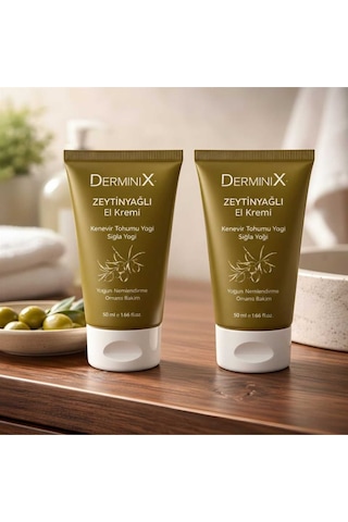 Zeytinyağlı El Kremi 2'li 50 Ml Yoğun Nemlendirici Avantajlı Set