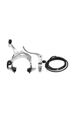 Folinda Fixie Ve Yol Bisikletleri İçin Gümüş Arka Jant Freni Seti - Alyuminyum Kontrplak Fren, 22mm Fren Kolu Ve Kablolu Telsiz Çok Renkli