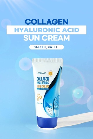 Lebelage Kolajen Güneş Kremi Spf 50 + Pa +++ Collagen Hyaluronic Sun Cream
