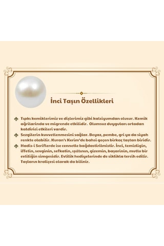 Makrome Örgülü Naturel Kesim Kırmızı İpli Beyaz Dorika Top Süslemeli Doğal İnci Kadın Bileklik Beyaz