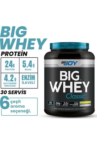 Bigjoy Sports Whey Protein 30 Servis 990 Gr Muz - Big Whey Classic Series Protein Tozu Muz