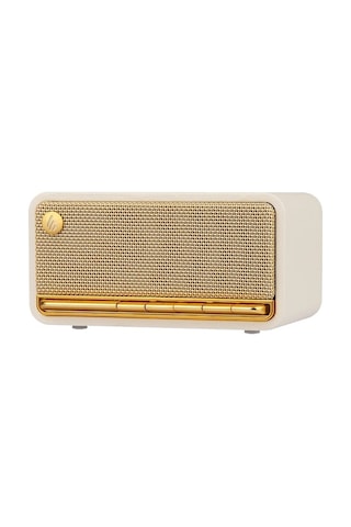 Edifier Mp230 20w Rms Bluetooth 5.0 Retro Tasarımlı Taşınabilir Kablosuz Hoparlör Ahşap Kabin, Aux/usb-c/tf Kart - Beyaz