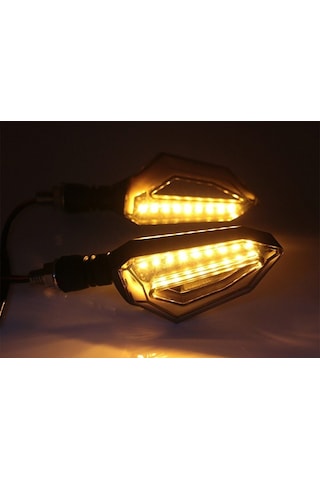 Motosiklet Amerikan Park Modüllü Yeni Nesil Led Sinyal takım 06