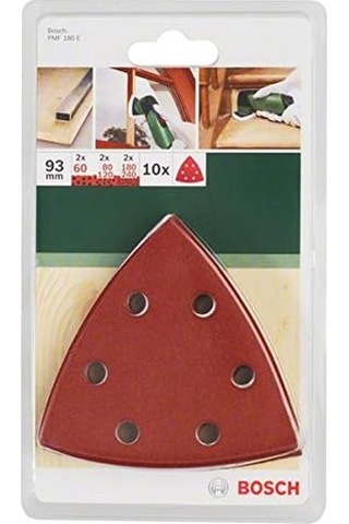 Professional Accessories Zımpara Kağıdı, Bordo, 10x