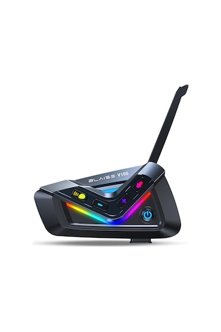 Blaıse V15s Bluetooth + Mesh Motosiklet Intercom Siyah
