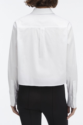 Calvin Klein Standart Gömlek Yaka Düz Beyaz Kadın Gömlek K20k208068yaf Beyaz