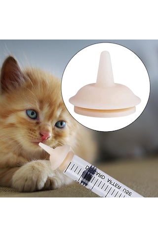 Homyl Yavru Kedi Köpek Için Pet Biberon Meme Hemşirelik L