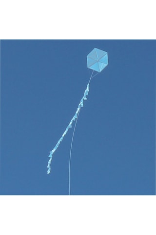 Naylon Altıgen Düzrenk Uçurtmalar Orta Boy