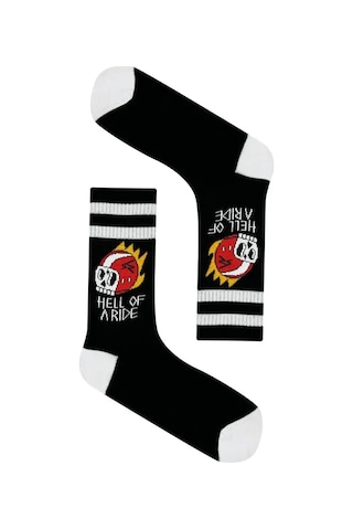 Shout Unisex Hell Of A Ride One Size Sock-hellofarıde