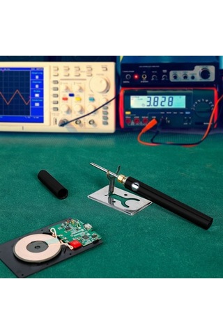 Pazly Taşınabilir Şarjlı Mini Lehim Makinesi - Usb Hızlı Isınma, Değişebilir Uçlar, Dıy & Elektronik Projeler