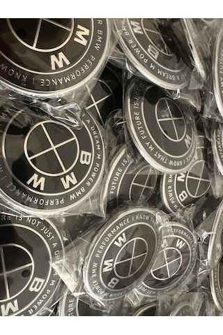 BMW 50.YIL SİYAH LOGO 82MM