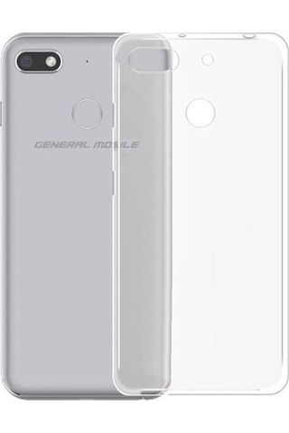 Kvy General Mobile Gm 8 Go Kamera Korumalı Süper Silikon Kılıf