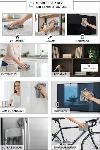 Mikrofiber Tank Bezi Süper Emici Bez 52x65 Cm Antrasit