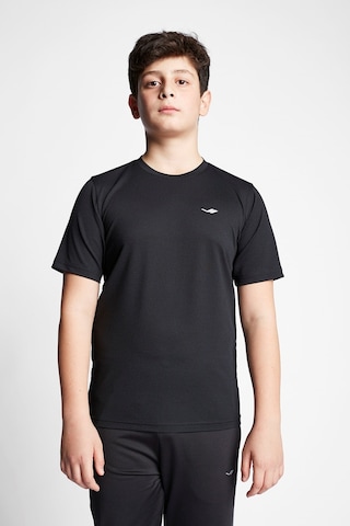 Lescon Siyah Çocuk Kısa Kollu T-Shirt 23S-3298-23N