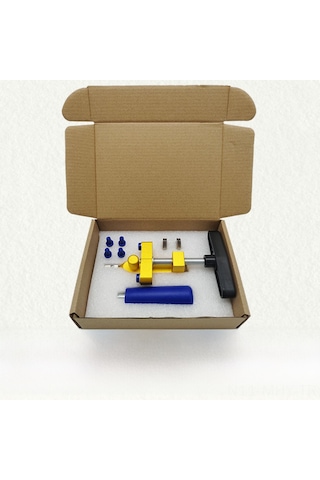 Monyee Cam Ve Seramik Kesici Seti - 2'li Altın Bıçaklı 6mm Tekerlek El Tutulu Tek Parça Yuvarlak Kesim Aleti