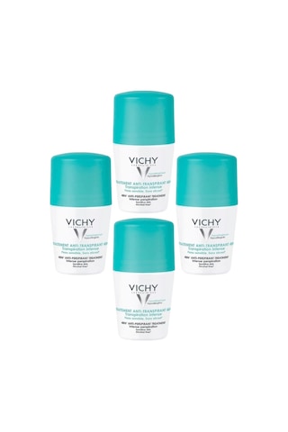 Vichy Transpirant 48H Terleme Karşıtı Kadın Roll-On Deodorant 4 x 50 ML