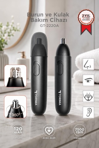Özel Üretim Burun Kılı Kesme Makinesi Gt-2220a Siyah Taşınabilir Tarz Alet Günlük Bakım