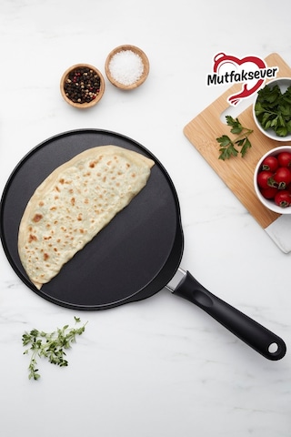 Karaca Mutfaksever Gözleme Ve Krep Tavası Siyah