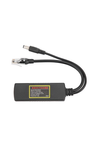 Lemestar 60v Yüksek Gerilimli Poe Ayırıcı, Ieee 802.3af Destekli, 10/100m Veri Transferi, 12v Dc Çıkış, Sabit Ve Dayanıklı Abs Malzeme