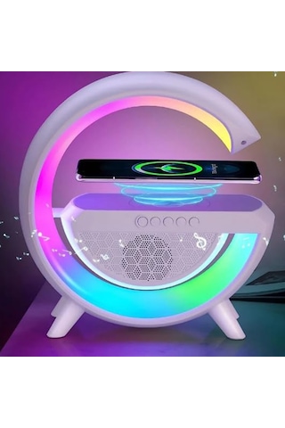 Magicvoice Bt2301 Kablosuz Şarjlı 7 Renkli Taşınabilir Bluetooth Hoparlör Rgb Aydınlatma Ses Bombası