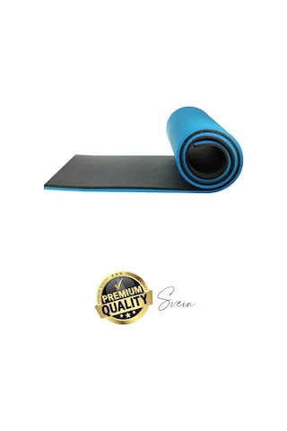 Svein Premium Yoga Pilates Spor Konforlu Taşıma Askılı Çift Taraflı Çadır Uyku Kamp Matı Yer Minderi Çok Renkli