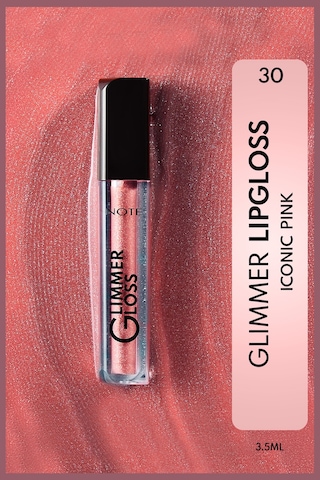 Note Cosmetique Glimmer Gloss Işıltılı Nemlendirici Dudak Parlatıcısı - 30 Iconic Pink