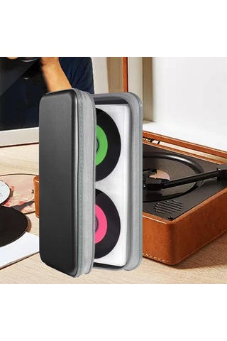 Suntek Araba Video Seyahat Ofis Siyah Için Cd Saklama Kutusu