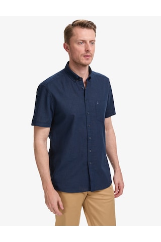 Pierre Cardin Erkek Lacivert Gömlek Kısa Kollu 50325340-vr033