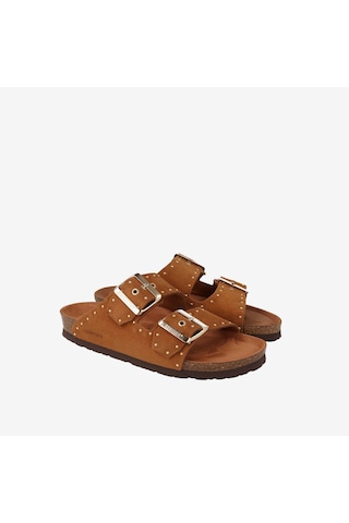 Terlik Kadın G105593 Genuins Honolulu Lead Velour Mandorla