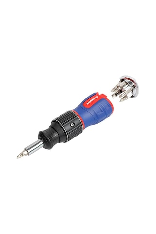 Workpro Wp221071 6-ın-1 Profesyonel Cr-v Cırcırlı Manyetik Topaç Tornavida Seti Fr Wp221071