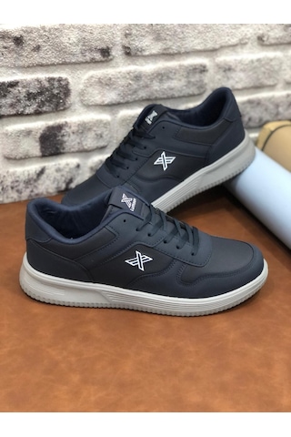 Luttoon Büyük Numara 45-46-47-48 Ortopedik Erkek Lacivert Spor Ayakkabı Lacivert