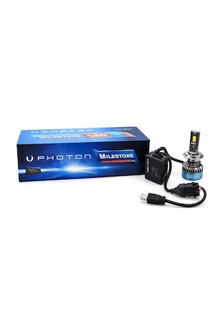 Photon Milestone Black Katana H7 30000 Lümen Led Xenon Hb3 Sürücü + H7 Dönüştürücü Aparat Entegreli Photon Milestone Black Katana H7 30000 Lümen Led Xenon Hb3 Sürücü + H7 Dönüştürücü Aparat Entegreli