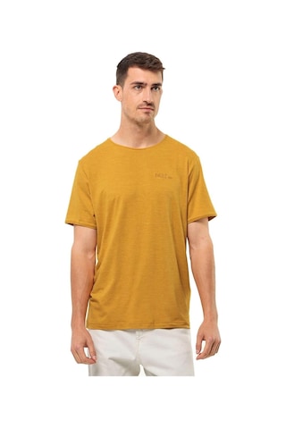 Jack Wolfskin Travel T M Erkek Tişört 1809751-58 Turuncu