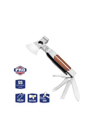 Workpro Wp383001 12 In 1 Çok Fonksiyonlu Profesyonel Mini Balta/çekiç Alet Seti + Taşıma Kılıfı