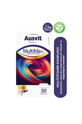 Multimax Adult Multivitamin Ve Multimineral Güçlü Gıda Takviyesi