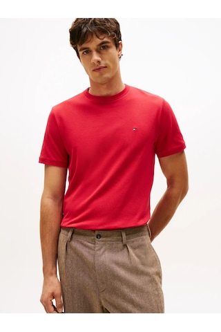 Tommy Hilfiger Rwb Pıque Tee, Xld Kırmızı Erkek T-shirt